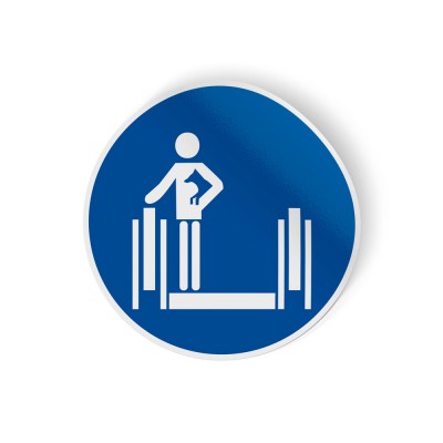 Gebodspictogram Dieren vasthouden verplicht sticker - 1