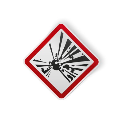 Explosieve stoffen Pictogramsticker GHS - 1
