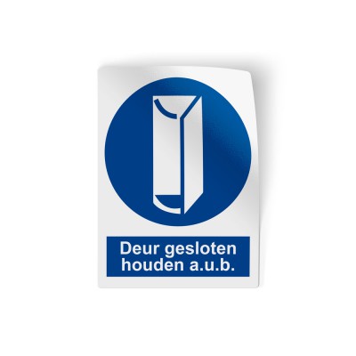 Deur gesloten houden a.u.b. - 1 Deur gesloten houden a.u.b. - 1