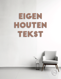 Bedenk en ontwerp je eigen houten tekst - 1 2