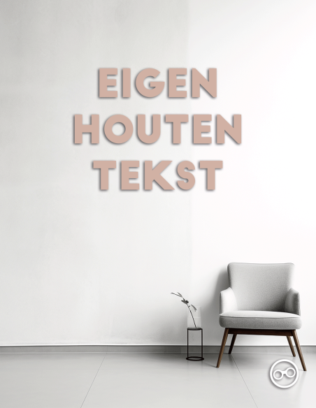 Bedenk en ontwerp je eigen houten tekst - 1