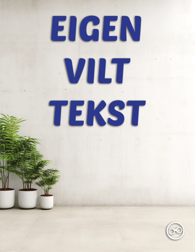 Bedenk en ontwerp je eigen Vilt tekst
