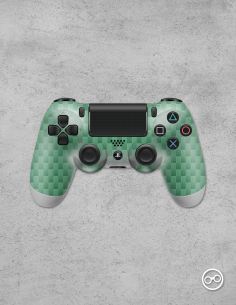 Playstation 4 Controller Skin Carbon Zee Groen