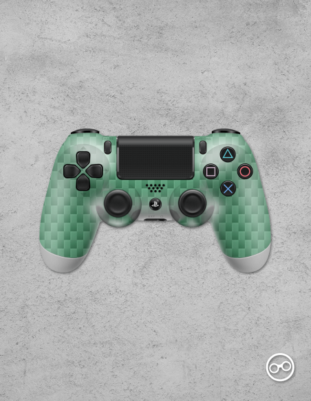 Playstation 4 Controller Skin Carbon Zee Groen