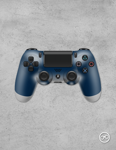 Playstation 4 Controller Skin Donker Blauw