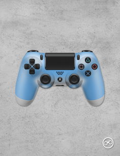Playstation 4 Controller Skin Licht Blauw