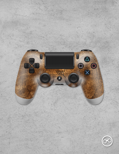 Playstation 4 Controller Skin Hout Ash