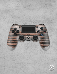 Playstation 4 Controller Skin Hout Beams