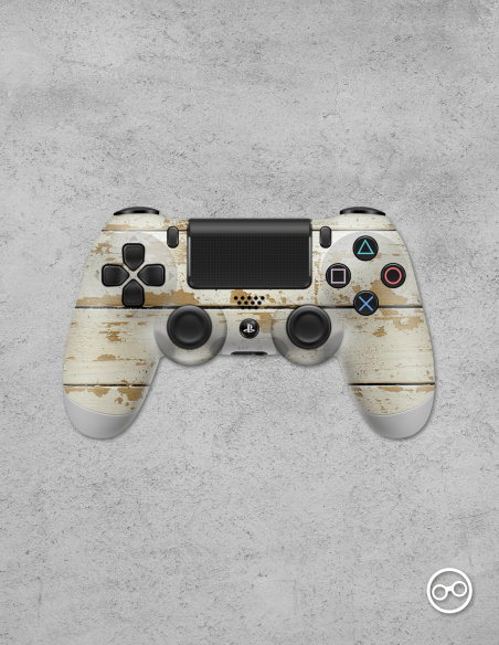 Playstation 4 Controller Skin Hout Bleached