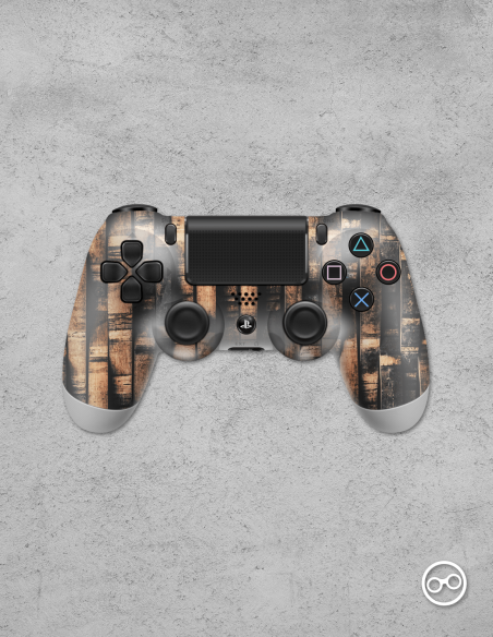 Playstation 4 Controller Skin Hout Braided