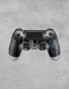 Playstation 4 Controller Skin Hout Campfire