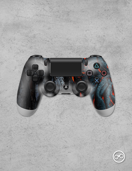 Playstation 4 Controller Skin Hout Campfire