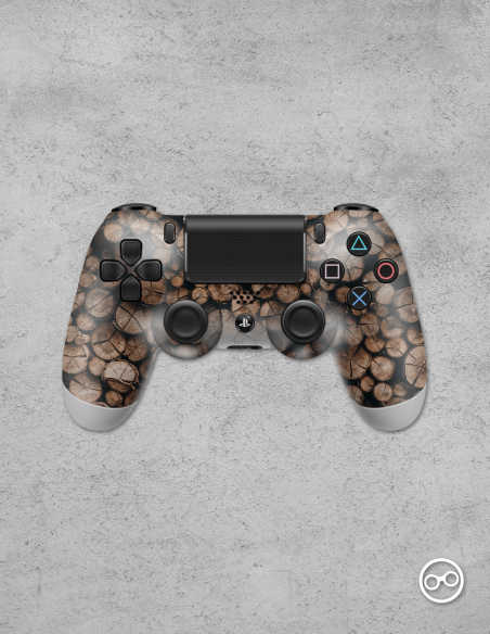 Playstation 4 Controller Skin Hout Firewood