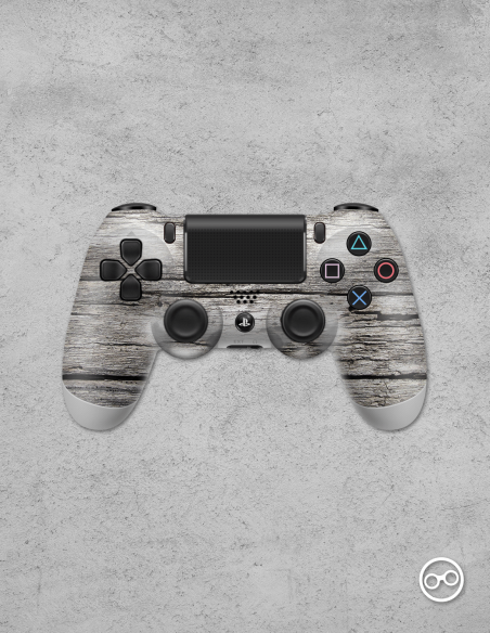 Playstation 4 Controller Skin Hout Greyed