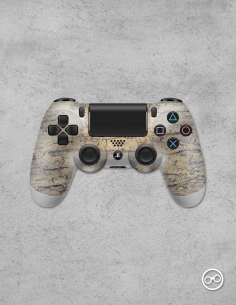 Playstation 4 Controller Skin Hout Pale