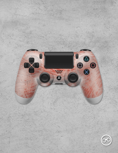 Playstation 4 Controller Skin Hout Rose