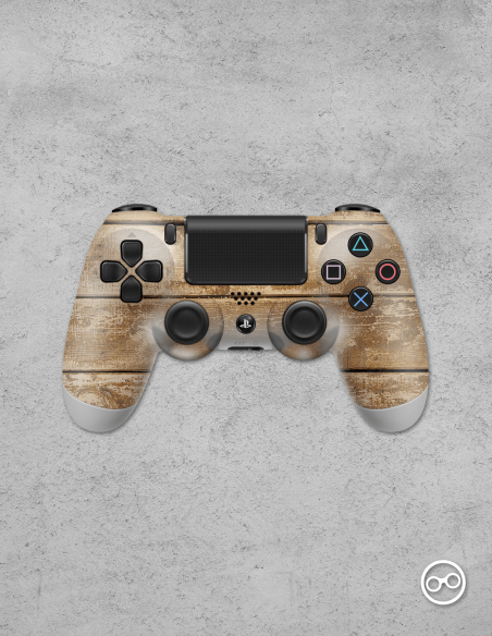 Playstation 4 Controller Skin Hout Sandpaper