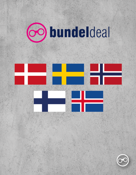 Vlaggenstickers Bundeldeal Scandinavie