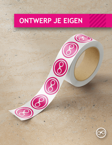 Stickermaster #1 Stickers op rol eigen ontwerp of logo
