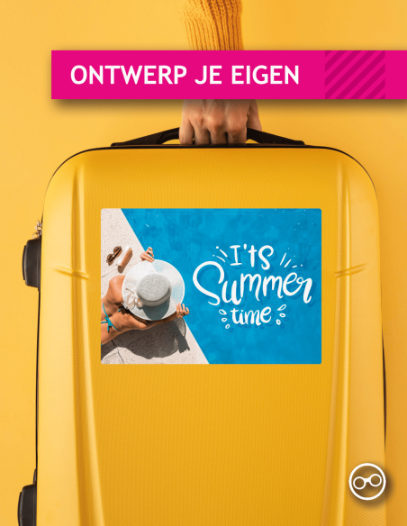 Stickermaster #1 kofferstickers eigen ontwerp