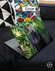 Amerikaanse Arend laptopsticker – vinyl skin voor laptop en MacBook