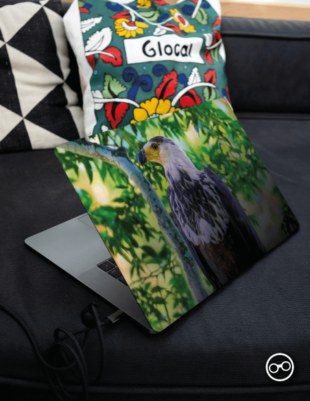 Amerikaanse Arend laptopsticker – vinyl skin voor laptop en MacBook