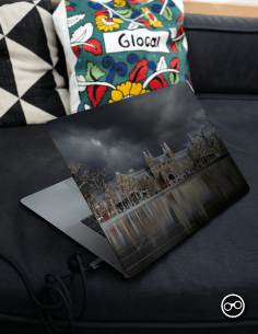 Amsterdam Rijksmuseum laptopsticker – culturele vinyl skin voor laptop en MacBook