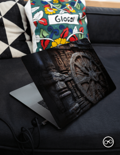 Ancient Wall laptopsticker – vinyl skin voor laptop en MacBook