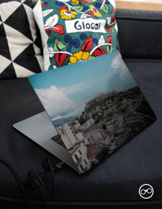 Athene Centrum laptopsticker – stijlvolle vinyl skin voor laptop en MacBook