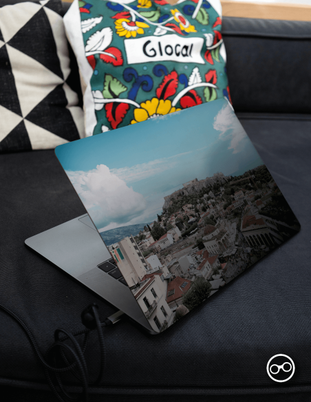 Athene Centrum laptopsticker – stijlvolle vinyl skin voor laptop en MacBook