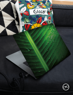 Bananenblad Laptop Sticker - 1