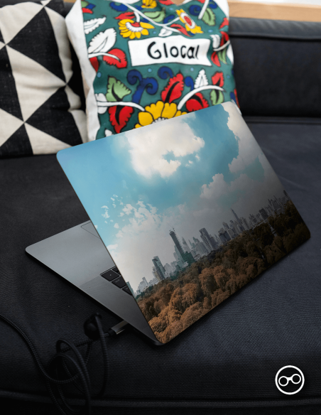 Bangkok skyline Laptop Sticker - 1