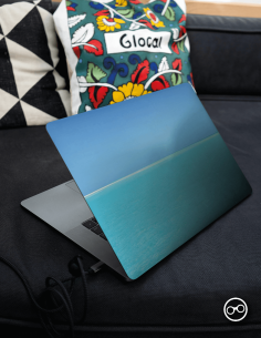 Blauw Water Laptop Sticker - 1