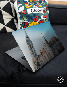Boedapest Matthiaskerk Laptop Sticker - 1