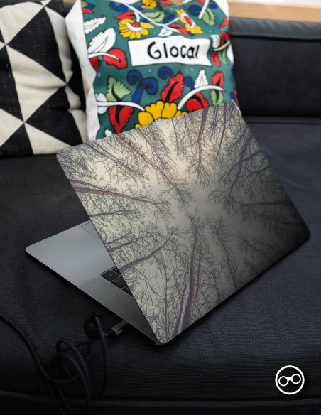 Bomen Onderaf Laptop Sticker - 1