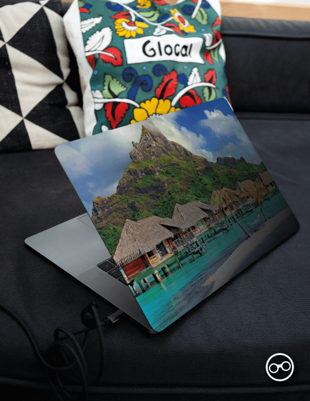 Bora Bora Laptop Sticker - 1