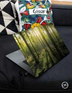 Bos In De Morgen Laptop Sticker - 1