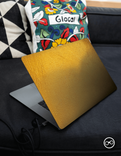Concrete Gold Laptop Sticker - 1