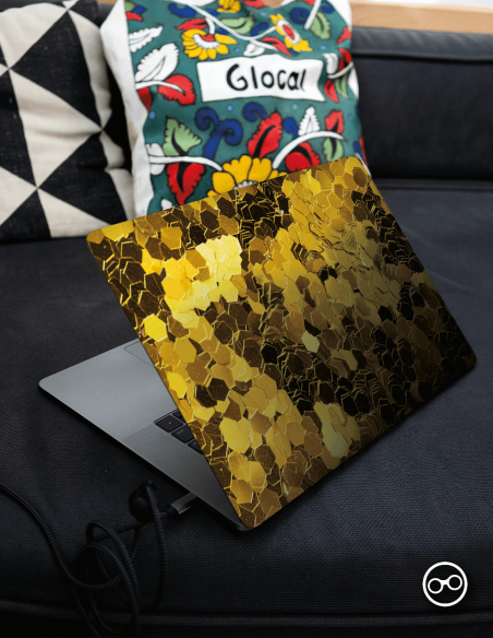 Coppers Gold Laptop Sticker - 1