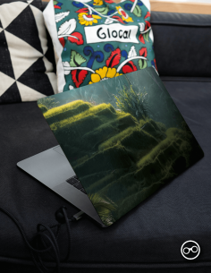 De Natuur Trappen Laptop Sticker - 1