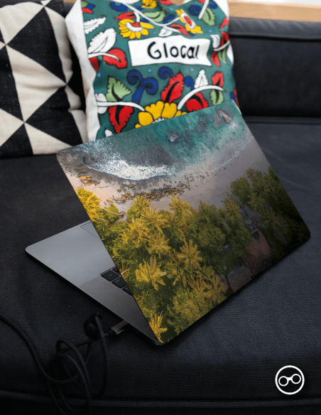 Eiland overview Laptop Sticker - 1