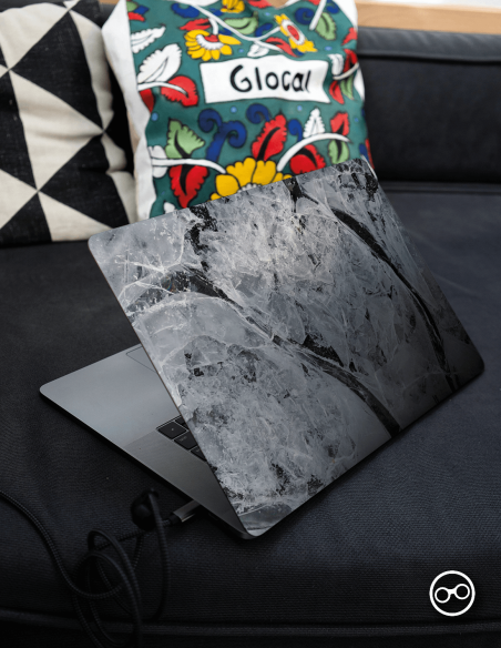 Gebroken IJs Laptop Sticker - 1