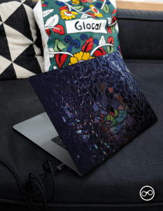 Glazen Bol Laptop Sticker - 1