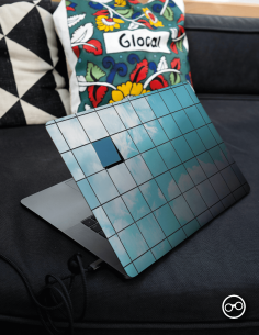 Glazen Gebouw Laptop Sticker - 1