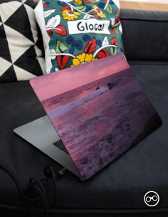 Golven s 'avonds Laptop Sticker - 1