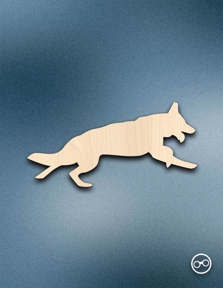 Houten Figuur Duitse Herder - 1