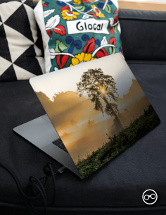 Heldere Wolken Laptop Sticker - 1