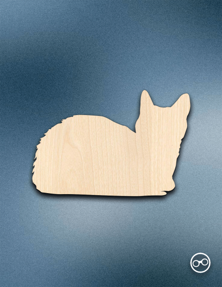 Houten Figuur Poes kopen? - Stickermaster