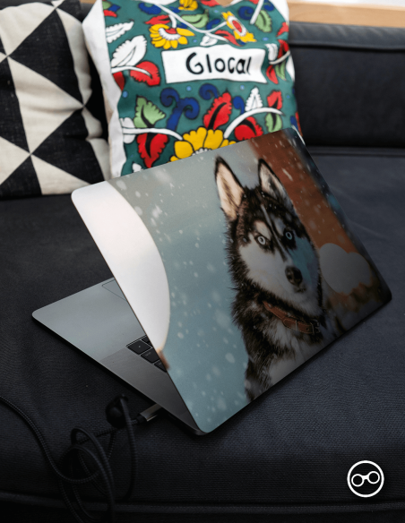 Husky Laptop Sticker - 1