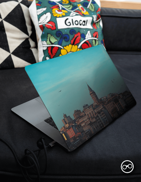 Istanboel Galata Tower Laptop Sticker - 1
